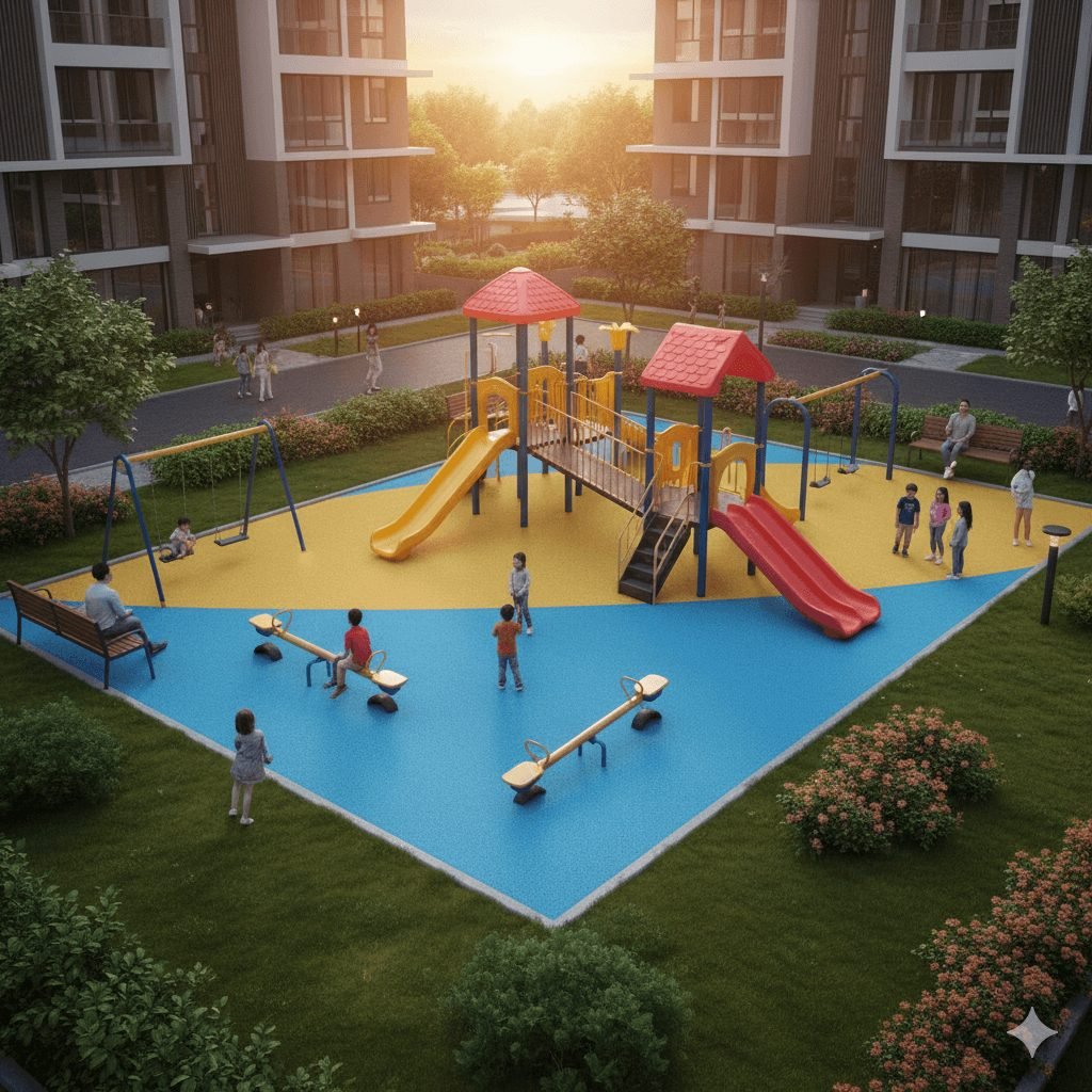 Children's play zone — artist's impression