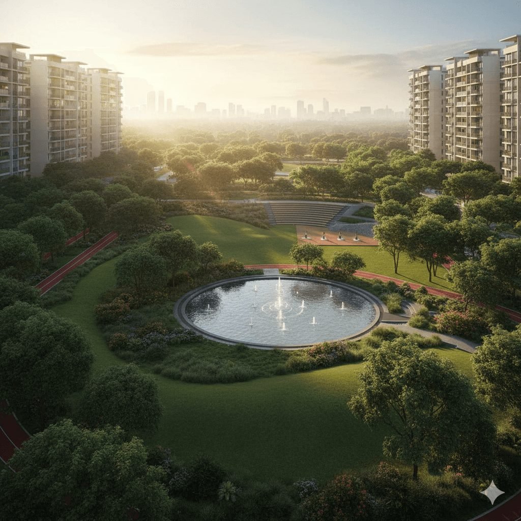 Landscaped water body — artist's impression