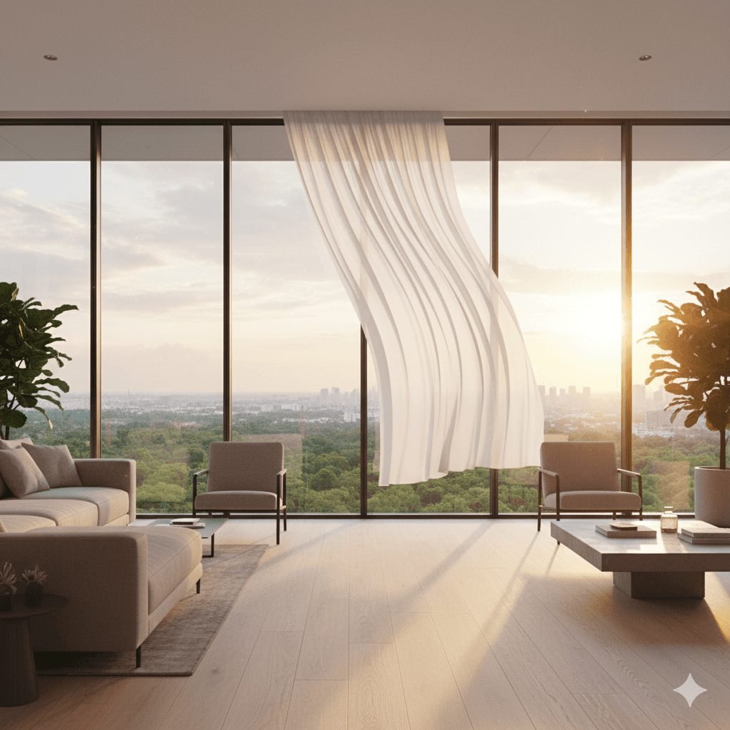Luxury living room — artist's impression